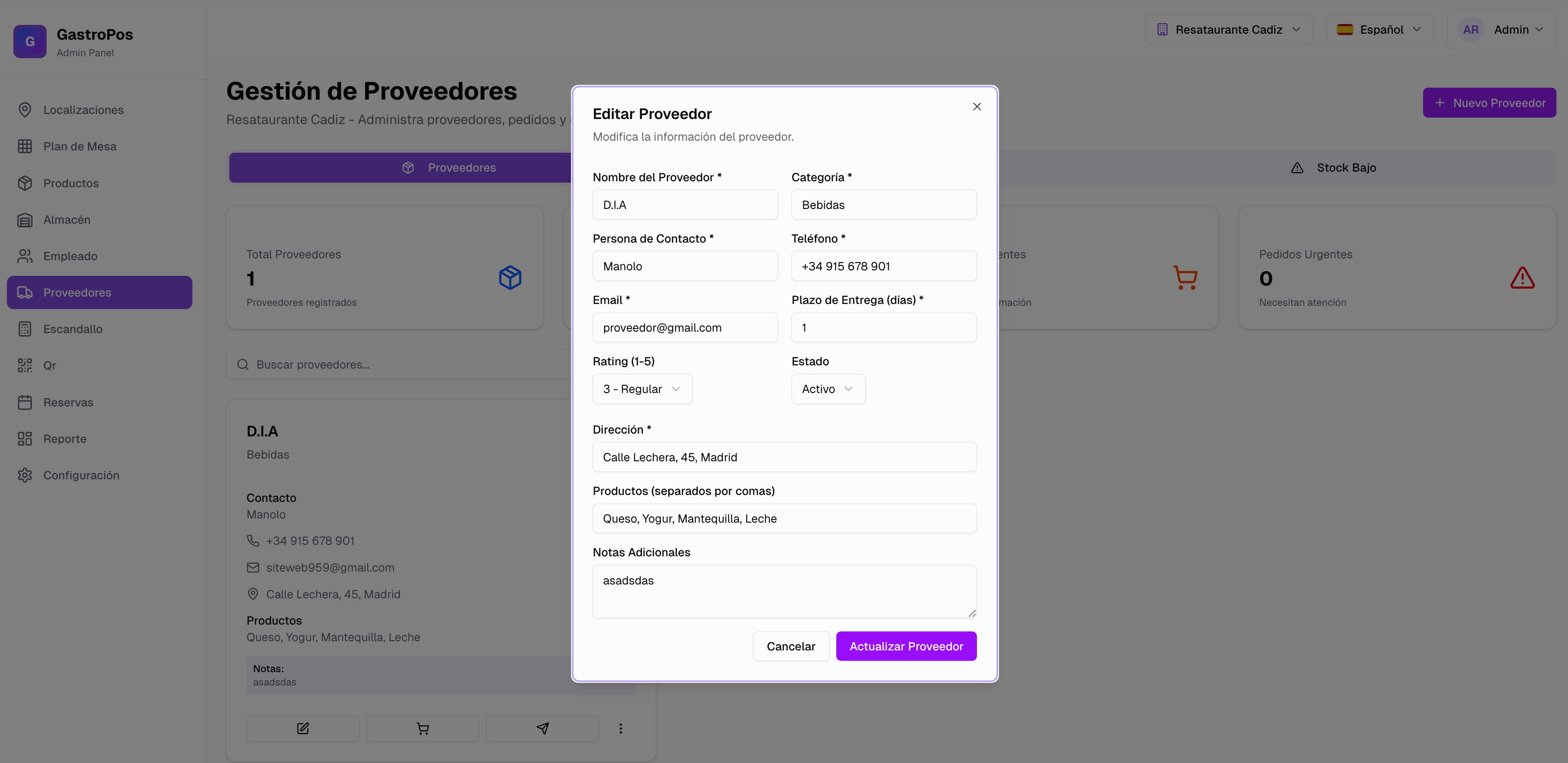 Software TPV Demo